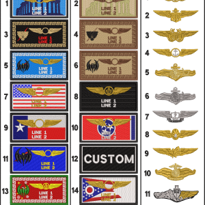 Custom US Nametag